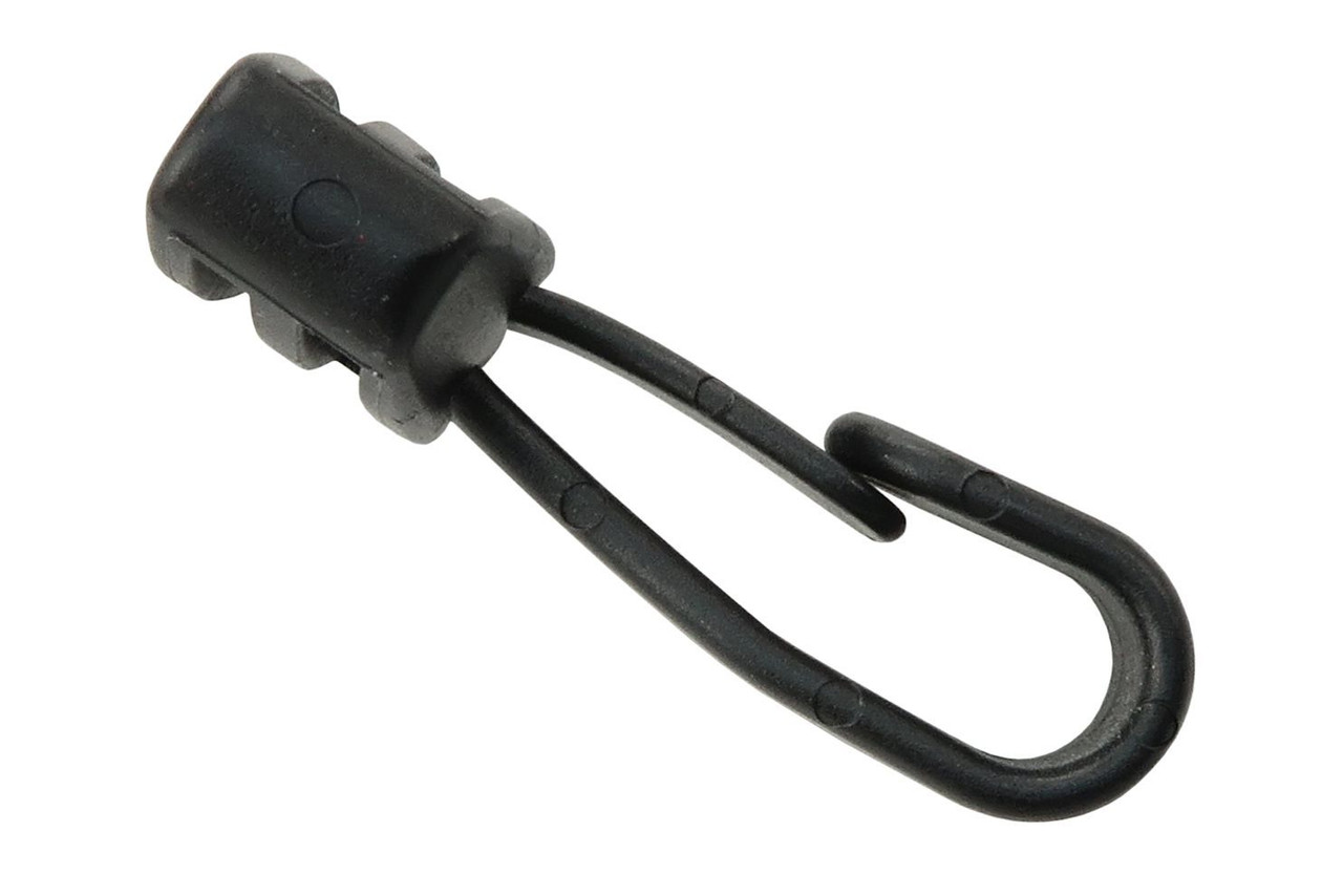 Pack of 5000 - 1" Wide Black Plastic Lanyard Hook