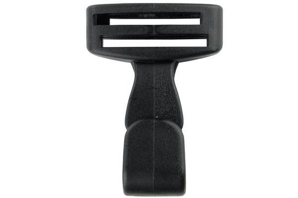 Pack of 5000 - 3/4" Wide Black Plastic Lanyard Hook