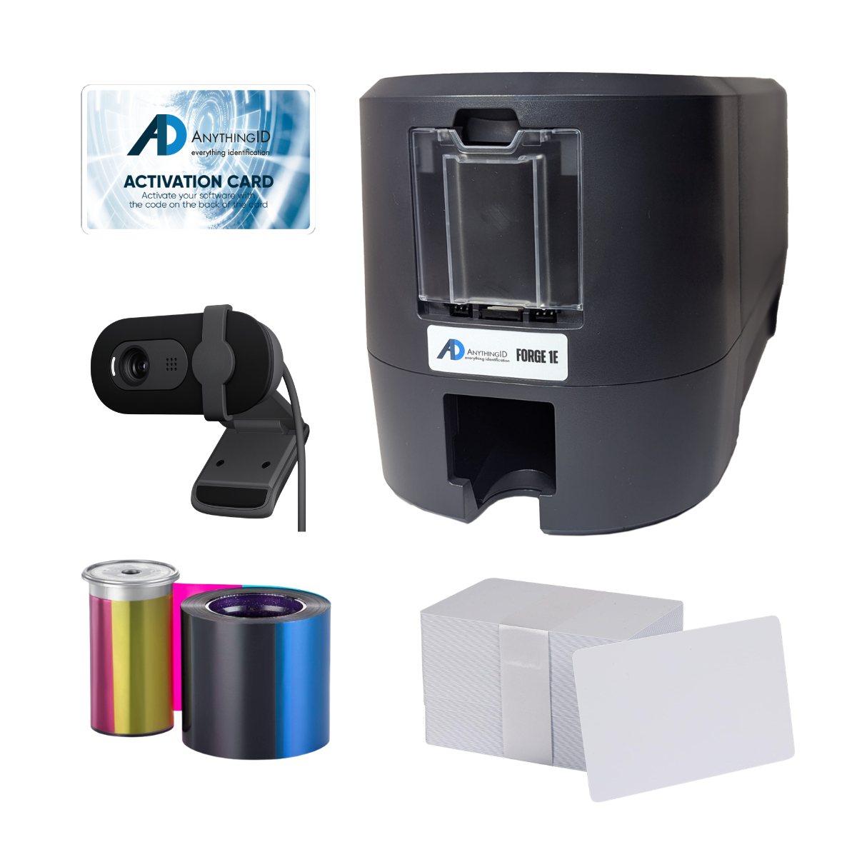AnythingID FORGE 1E Simplex ID Card Printer System