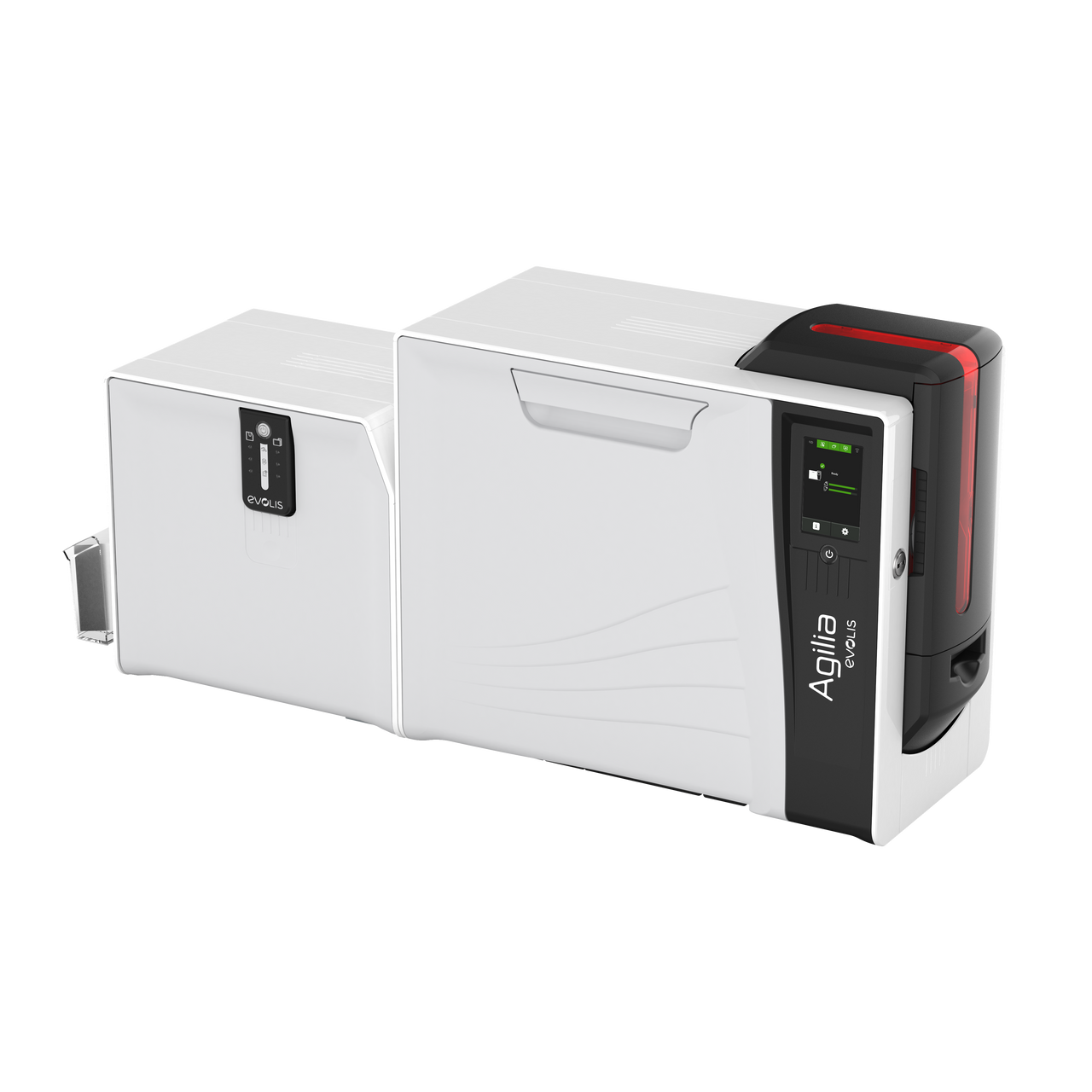 Evolis Agilia AG1-0019  Duplex Expert Lock Retransfer ID Card Printer