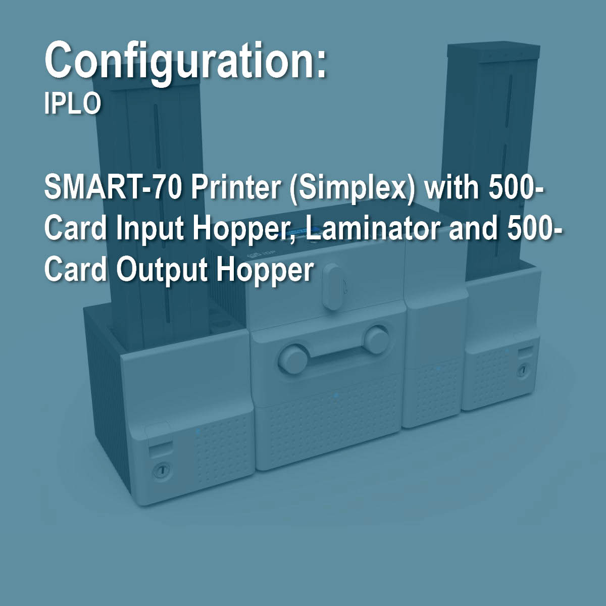 IDP IPLO SMART-70SLO Simplex ID Card Printer - AnythingID