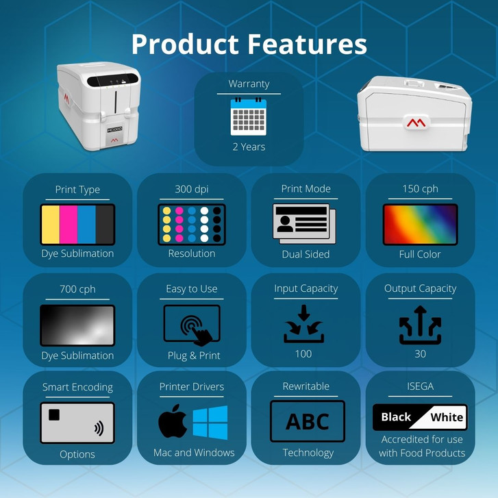 Best Value ID Card Printer of 2023 for Creating ID Cards and Badges: Matica MC1000