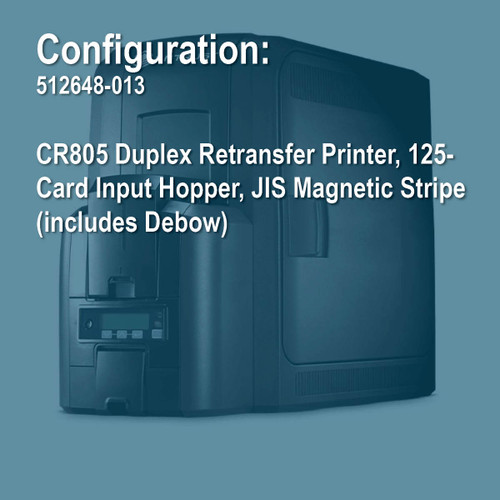 Entrust 512648-013 Artista CR805 Duplex Retransfer ID Card Printer