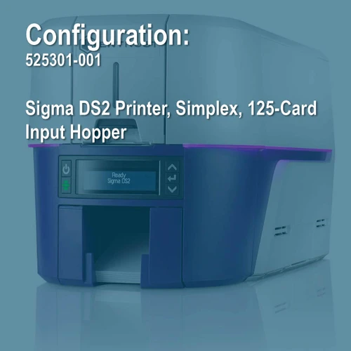 Entrust 525301-001 Sigma DS2 (Base Model) Simplex ID Card Printer
