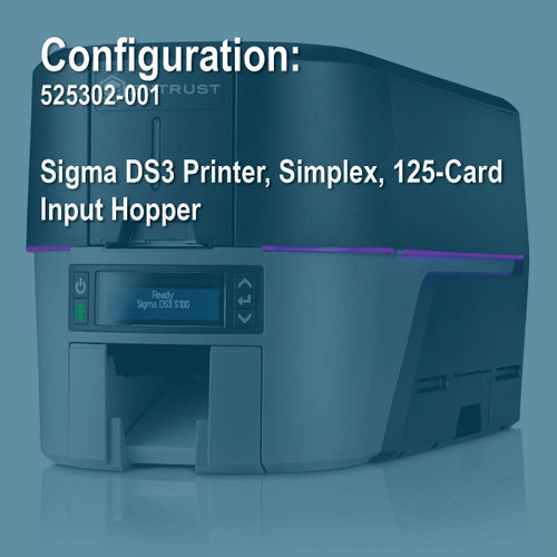 Entrust 525302-001 Sigma DS3 Simplex ID Card Printer
