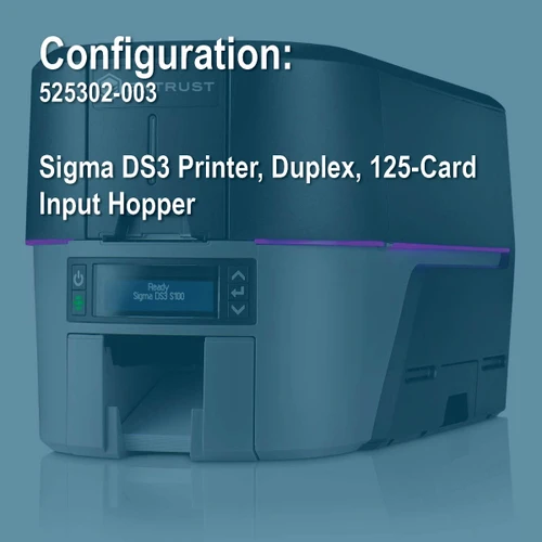 Entrust 525302-003 Sigma DS3 (Base Model) Duplex ID Card Printer
