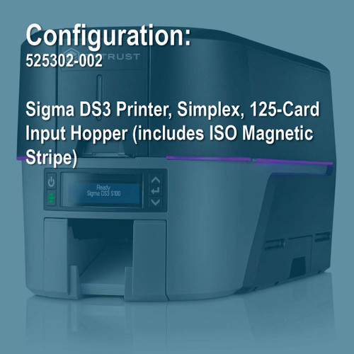 Entrust 525302-002 Sigma DS3 Simplex ID Card Printer