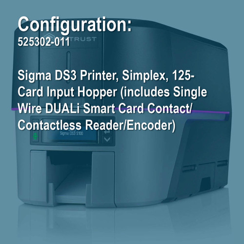 Entrust 525302-011 Sigma DS3 Simplex ID Card Printer