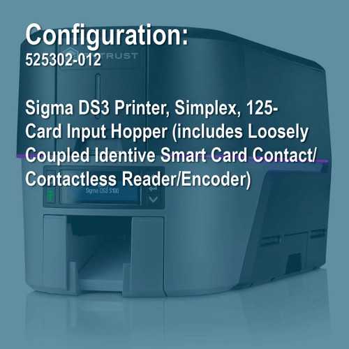 Entrust 525302-012 Sigma DS3 Simplex ID Card Printer