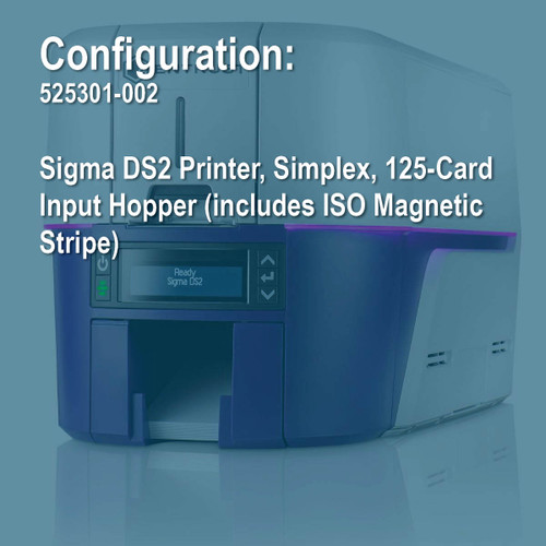 Entrust 525301-002 Sigma DS2 Simplex ID Card Printer