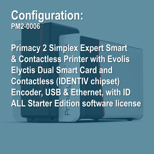 Evolis PM2-0006 Primacy 2 Simplex ID Card Printer