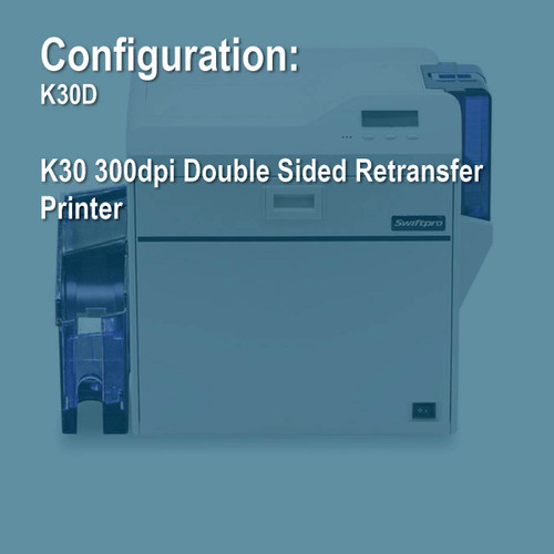 Swiftpro K30D Duplex Retransfer ID Card Printer