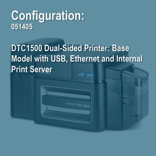 FARGO 051405 DTC1500 (Base Model) Duplex ID Card Printer