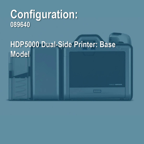 Fargo 089640 HDP5000 Duplex Retransfer ID Card Printer