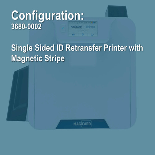 Magicard 3680-0002 Ultima Mag Simplex Retransfer ID Card Printer