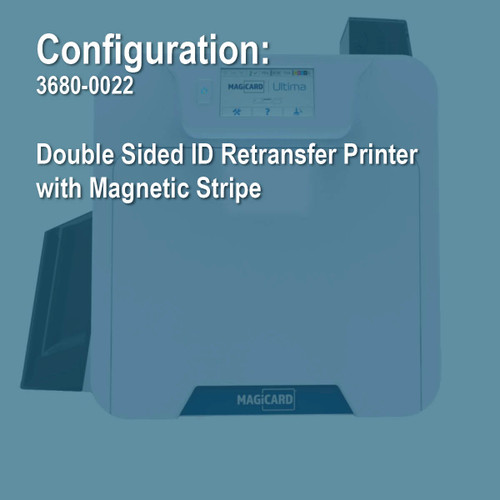Magicard 3680-0022 Ultima Mag Duplex Retransfer ID Card Printer