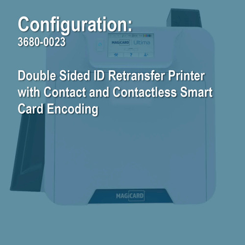 Magicard 3680-0023 Ultima Smart Duplex Retransfer ID Card Printer