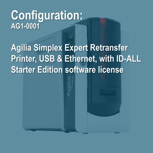 Evolis Agilia AG1-0001 (Base Model) Simplex Expert ID Card Printer