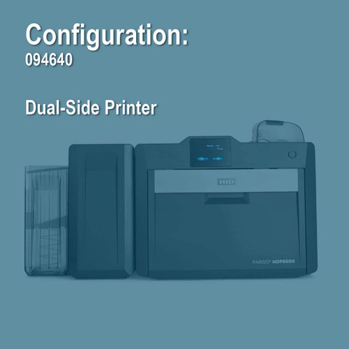 FARGO 094640 HDP6600 (Base Model) Duplex Retransfer ID Card Printer