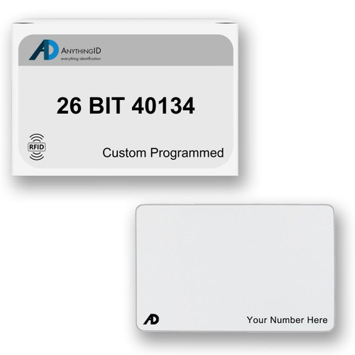 AnythingID PVC Prox Cards | 26 BIT 40134 (Pack of 50) AnythingID PVC Prox Cards | 26 BIT 40134 (Pack of 50)