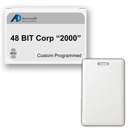 AnythingID Clamshell Cards | 48 BIT Corp "2000" (Pack of 50)