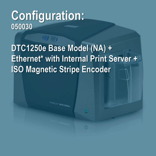 Fargo 050030 DTC1250e Simplex ID Card Printer