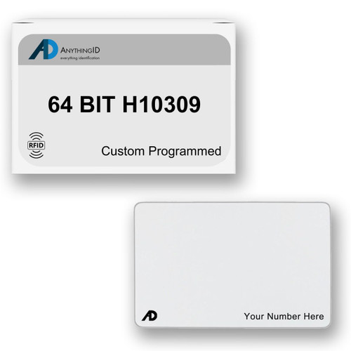 AnythingID PVC Prox Cards | 64 BIT H10309 (Pack of 10)