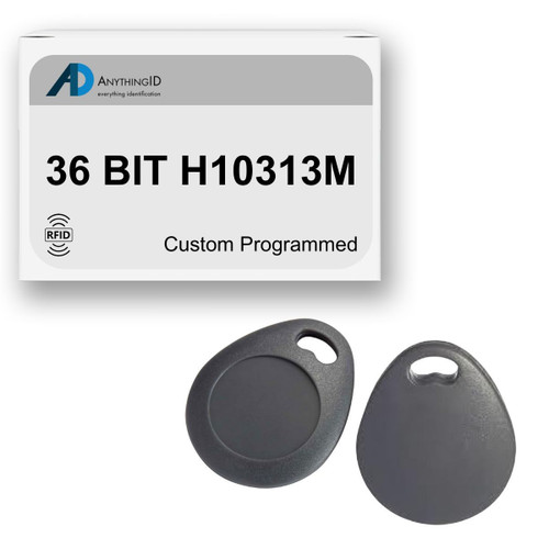 AnythingID Prox Key Fobs | 36 BIT H10313M (Pack of 25)
