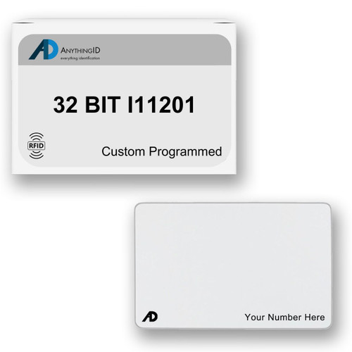 AnythingID PVC Prox Cards | 32 BIT I11201 (Pack of 50)