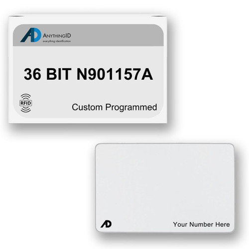 AnythingID PVC Prox Cards | 36 BIT N901157A (Pack of 10)