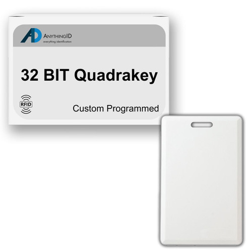 AnythingID Clamshell Cards | 32 BIT Quadrakey (Pack of 25)