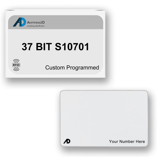 AnythingID PVC Prox Cards | 37 BIT S10701 (Pack of 10)