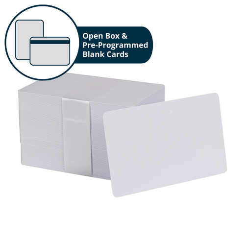 Pre-Programmed 7510-R Format 26A ISO HID Prox Compatible Cards (100 Pack)