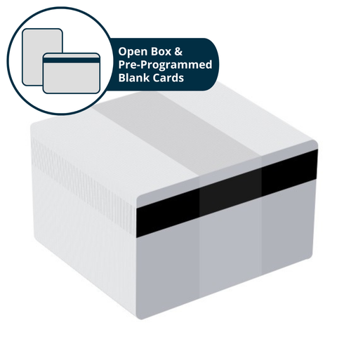 Pre-Programmed ICAG-4032-D Format 35D ISO Thin Composite Proximity Cards with Mag Stripe (600 Pack)