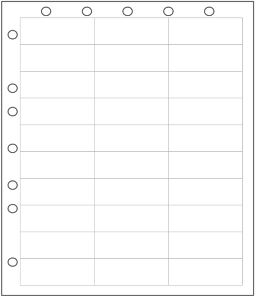 LaserBand PLS-103 30 Hole Punched Labels (1000 Sheets)
