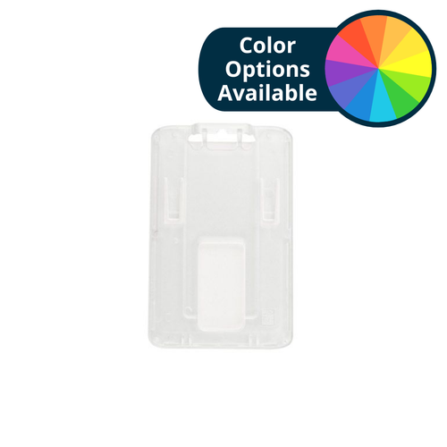 Pack of 50 - B-Holder Clear Rigid Plastic Vertical Holder 2.13" x 3.38"