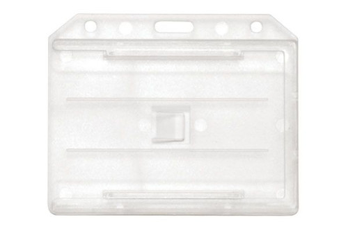 Pack of 50 - Clear Acetate Horizontal 2-Sided Multi-Card Holder 3.65" x 2.94"