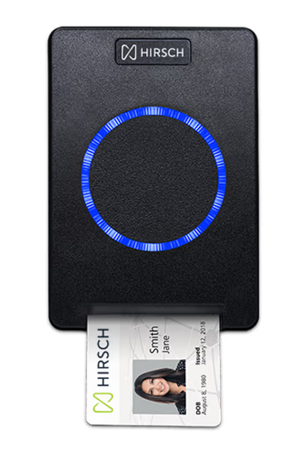 Hirsch 8110ABP0000 Access Control Reader uTrust TS Wallmount HF/LF Commercial Pigtail Wiegand