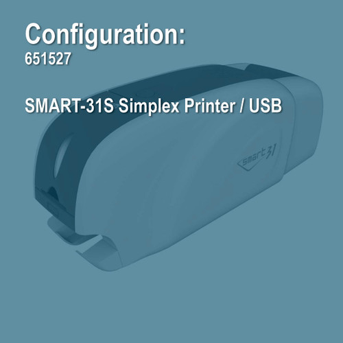 IDP 651527 SMART-31S Simplex ID Card Printer
