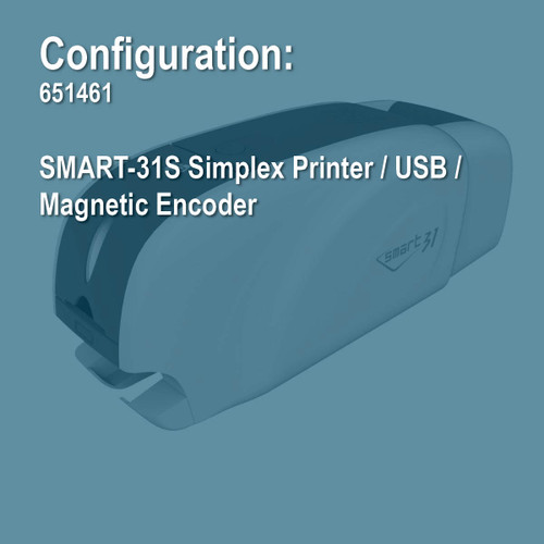 IDP 651461 SMART-31S Simplex ID Card Printer