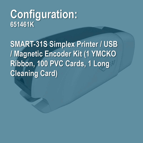 IDP 651461K SMART-31S Simplex ID Card Printer Kit