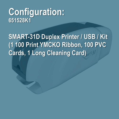 IDP 651528K1 SMART-31D Duplex ID Card Printer Kit