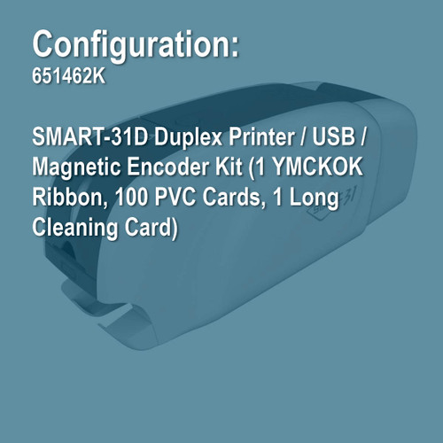 IDP 651462K SMART-31D Duplex ID Card Printer Kit