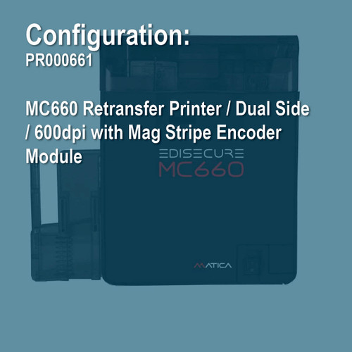 Matica PR000661 MC660 Duplex Retransfer ID Card Printer