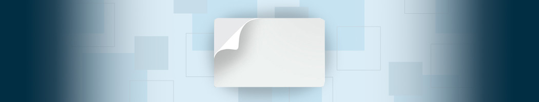 Blank Adhesive Back Cards