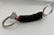 KARAMBIT KEYCHAIN WITH BLACK/RED WRAP