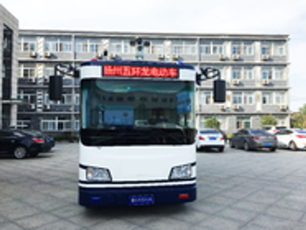 【WuHuanLong】Mobile Police Office 5500 x 2120 x 2750mm Hydraulic brake, 12V vacuum assisted forging and welding high-strength front and rear axles 6.50-16 tire model EPS electric power steering (12V)