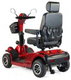 【JiaNianLe】LuHan Large Luxury Four Wheel Mobility Scooter 184cmx72cmx122cm 180KG 24V/1200W Motor Power 24V/8A Charger 12V/75AH × 2 Battery 13 km/h Suitable for long-distance cycling