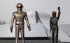Monstarz The Day the Earth Stood Still Gort and Klaatu Retro Action Figure 2 pack