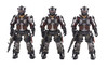 Joy Toy Skeleton Forces Double Sickle Squad 1/18 action figure 3 pack
